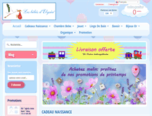 Tablet Screenshot of lesbebesdelysea.com